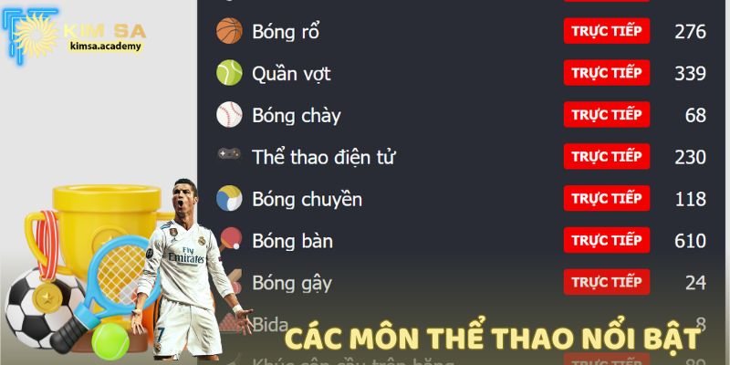 Cập nhật tỷ lệ kèo liên tục theo từng trận, từng giải