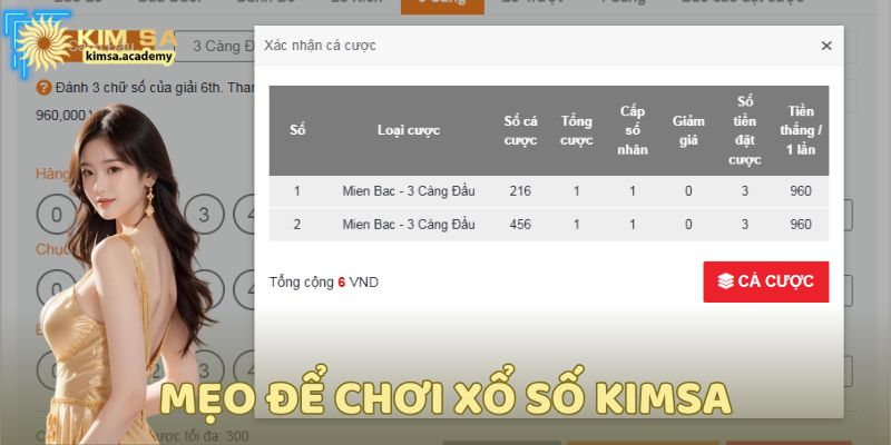 Chiến thuật để chơi xổ số KIMSA toàn thắng