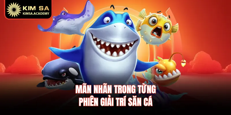 Mãn nhãn trong từng phiên giải trí săn cá