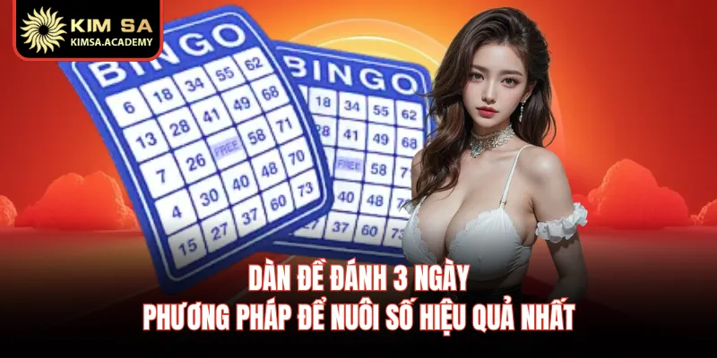 Dàn Đề Đánh 3 Ngày - Phương Pháp Để Nuôi Số Hiệu Quả Nhất