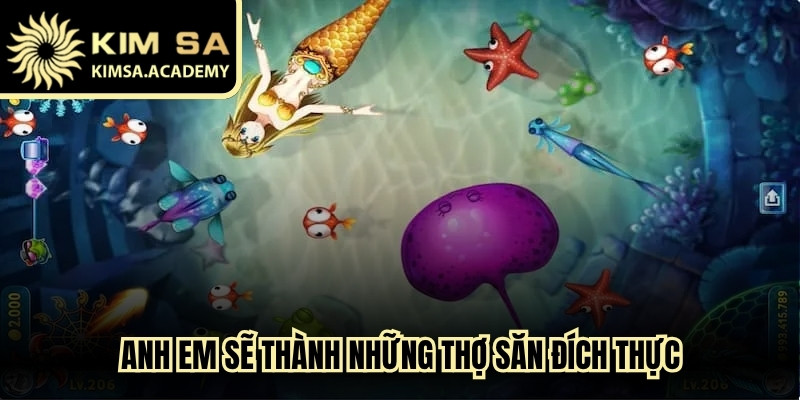 Anh em sẽ thành những thợ săn đích thực, chiến đấu với sinh vật