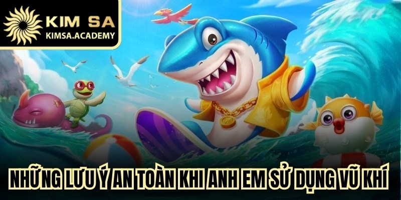Những lưu ý an toàn khi anh em sử dụng vũ khí săn cá dưới nước