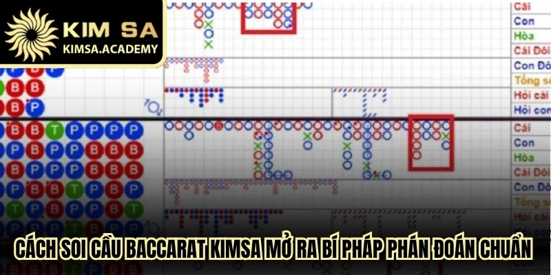 Cách soi cầu baccarat Kimsa mở ra bí pháp phán đoán chuẩn xác